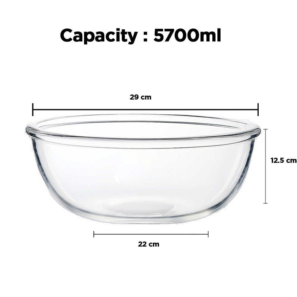 وعاء زجاجي كبير
