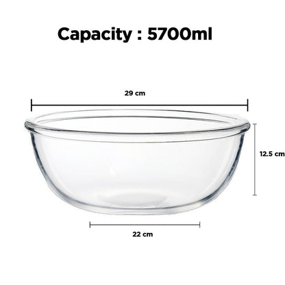 وعاء زجاجي كبير