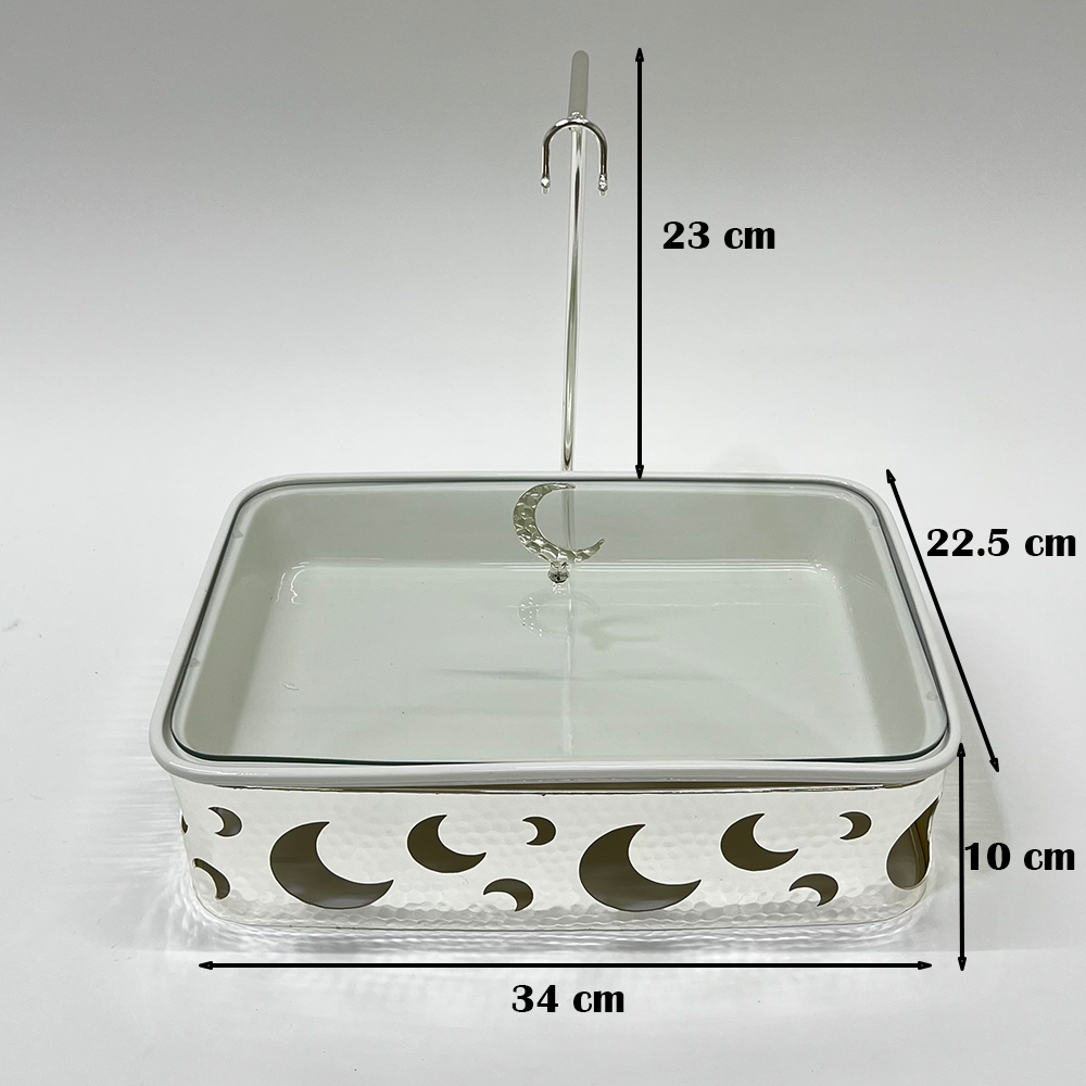 سخان طعام بورسلين بسعة 2.5 لتر