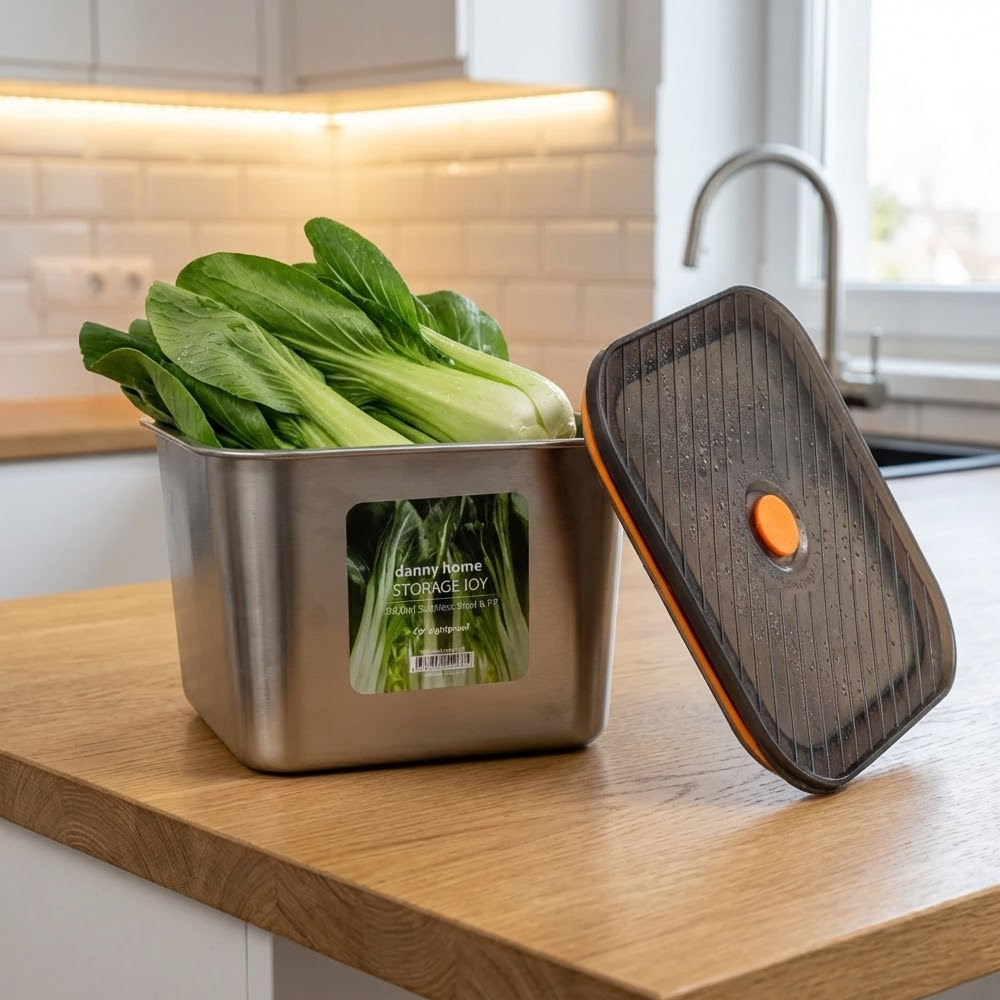 علبة حفظ الطعام من ستانلس ستيل