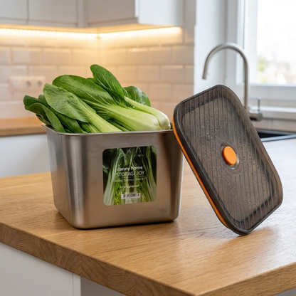 علبة حفظ الطعام من ستانلس ستيل