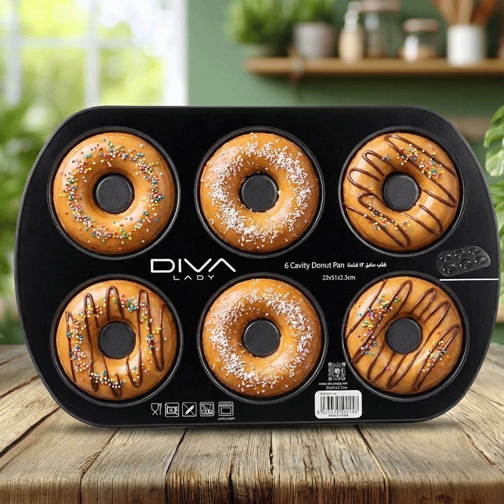 قالب دونات احترافي 6 فتحة