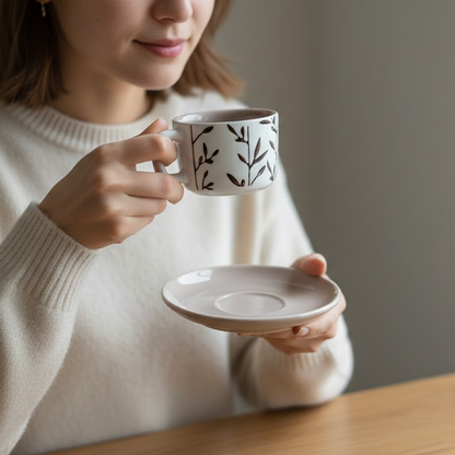 طقم فناجين وصحون قهوة 12 قطعة Diva Lady