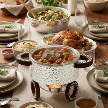 سخان طعام زجاجي دائري صغير 0.5 لتر