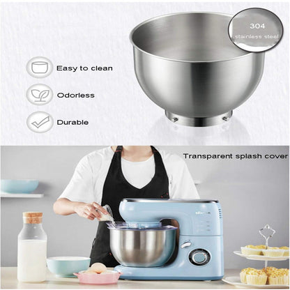 خلاط العجين بير ستاند عالي السرعة من الفولاذ المقاوم للصدأ (5 لتر)