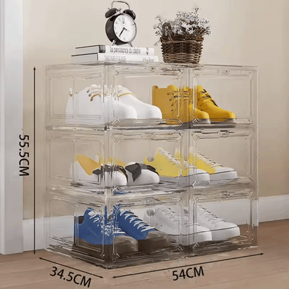 صناديق أحذية شفافة مقاومة للغبار