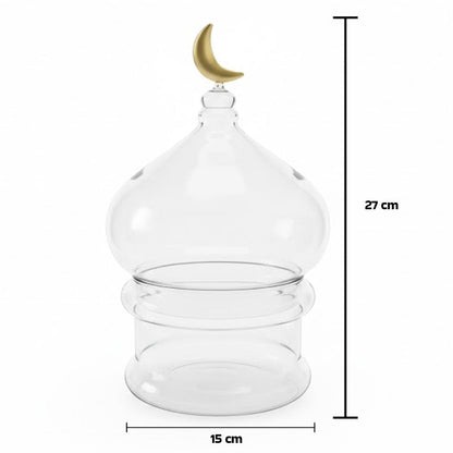 جرة زجاجية قمرية