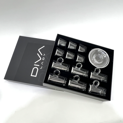 طقم استكانة وفنجان 18قطعة Diva Lady