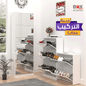 خزانة أحذية مع مرآة طولية