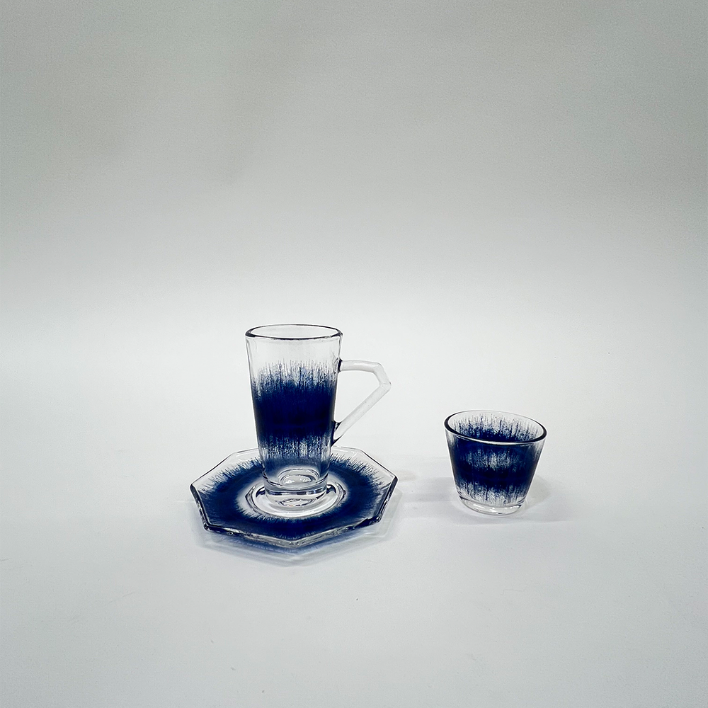 طقم استكانة وفنجان 18قطعة Diva Lady