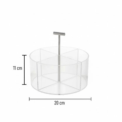 منظم مكتب دوار من الأكريليك