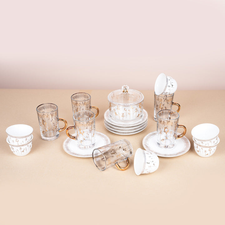 19 pcs cup and saucer set