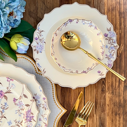 طقم أطباق مائدة فاخر 24 قطعة