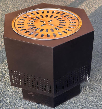 دوة و شواية معدنية سداسي الشكل