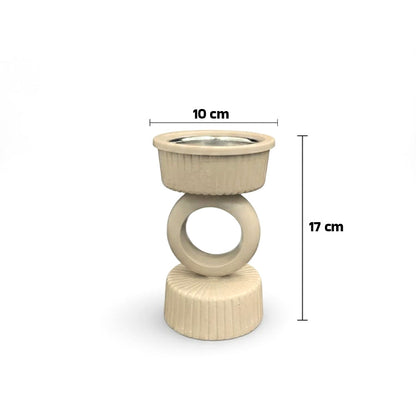 مبخرة من الفولاذ المنحوت