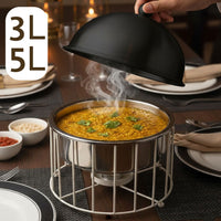 سخان طعام فاخر بتصميم عصري / أسود