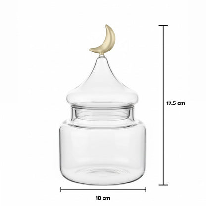 جرة زجاج القمر