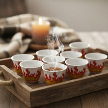 طقم فناجين بديزاين لهب