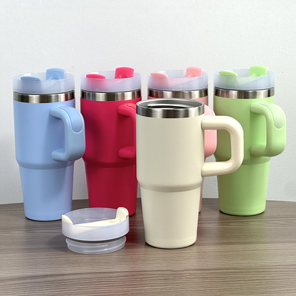 كوب حراري ستانلس بيد مع غطاء