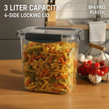 حافظة طعام بلاستيك بغطاء محكم