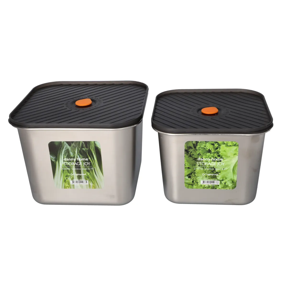 علبة حفظ الطعام من ستانلس ستيل