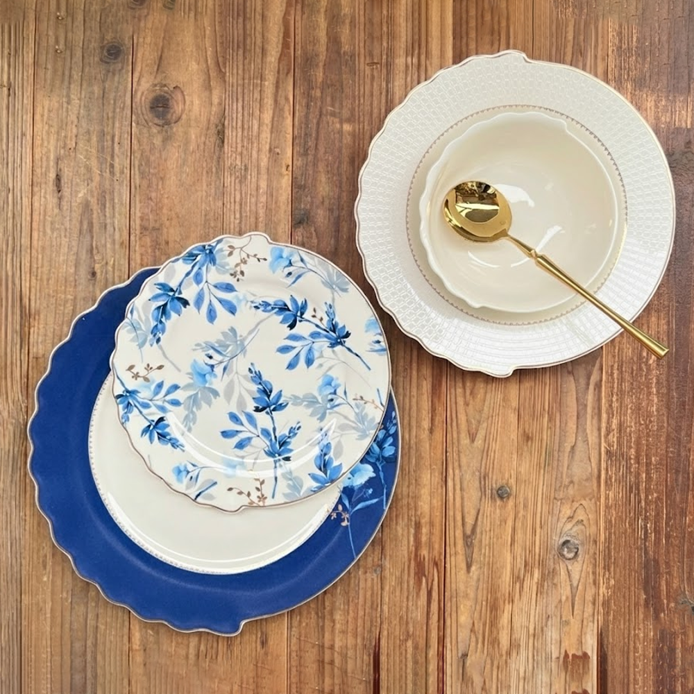 طقم أطباق مائدة فاخر 24 قطعة