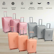 مجموعة حقائب سفر من 3 قطع مصنوعة من مادة البولي