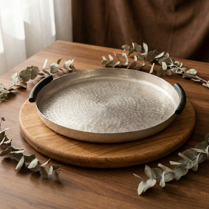 صينية تقديم دائرية كبيرة Alkuwaity Al Awal الكويتي الأول