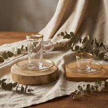 طقم استكانة وفنجان 18 قطعة Alkuwaity Al Awal الكويتي الأول