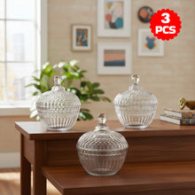 مجموعة وعاء السكر الزجاجي مزركش