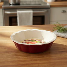 وعاء سيراميك  بأرضية مرسومة