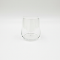 طقم أكواب زجاجية شفافة 430 مل 4 قطع