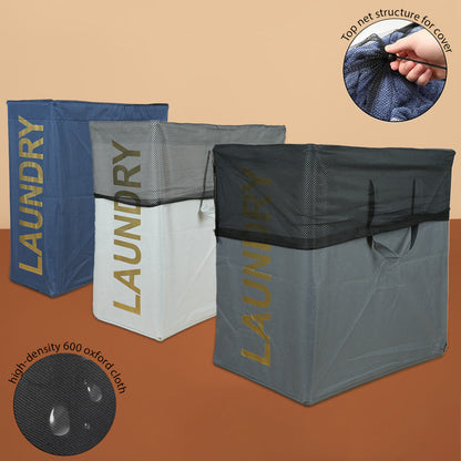 سلة غسيل قابلة للطي بمقبض، الموديل: 4