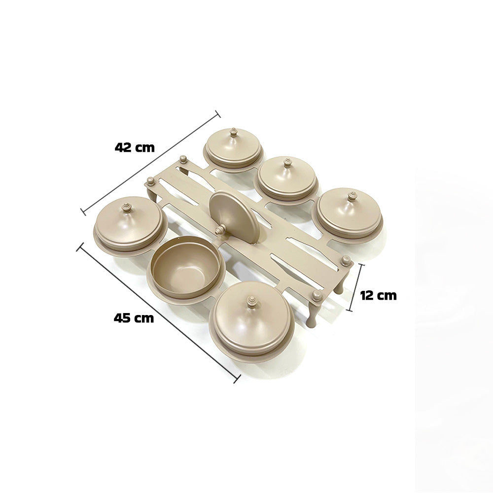 ماعون تقديم 6أطباق