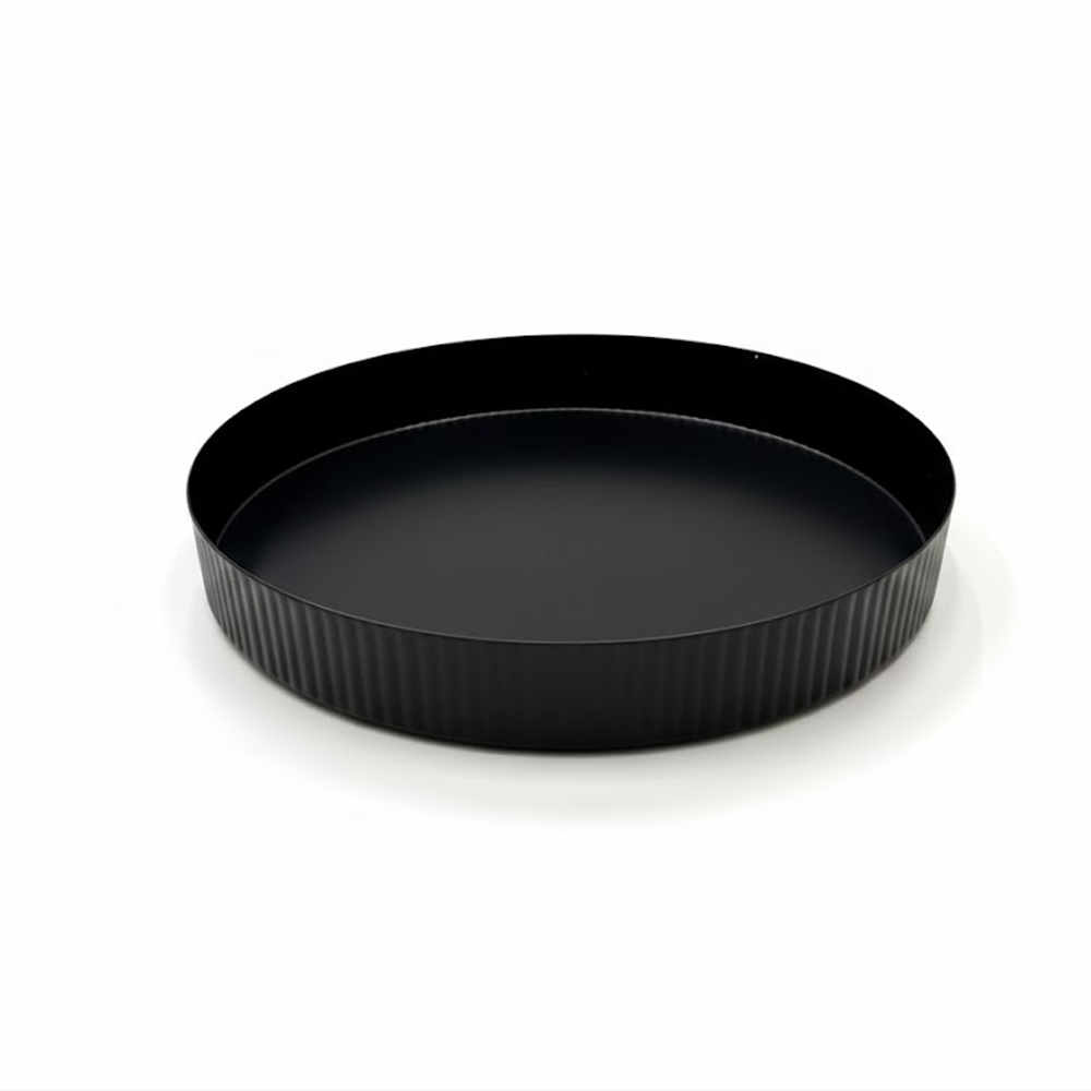 صينية تقديم دائرية فاخرة بتصميم عصري أنيق