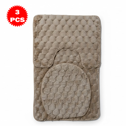 طقم سجاد حمام من 3 قطع مضاد للانزلاق Diva Lady