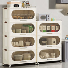 رف تخزين متعدد الوظائف وذو سعة كبيرة، مثبت على الحائط من الجانب