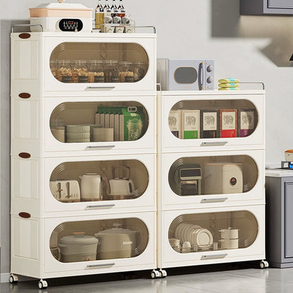 رف تخزين متعدد الوظائف وذو سعة كبيرة، مثبت على الحائط من الجانب