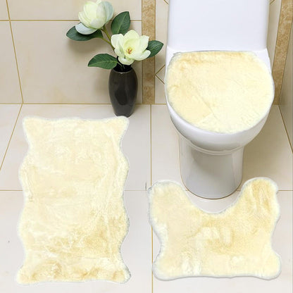 طقم سجاد حمام ناعم - 3 قطع