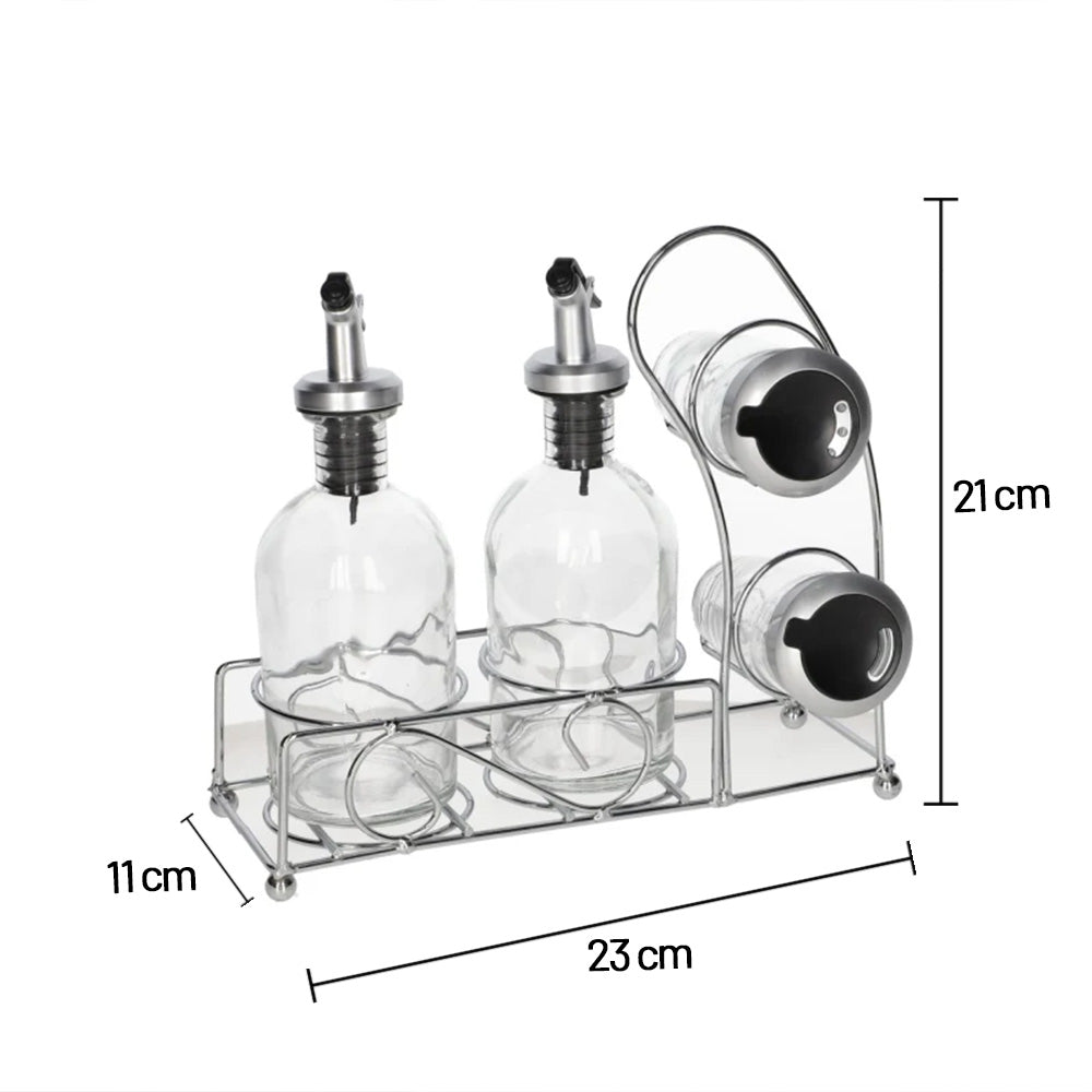 طقم حامل زيوت تصميم غريب