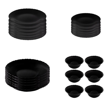 طقم سفرة بحواف مقنطرة