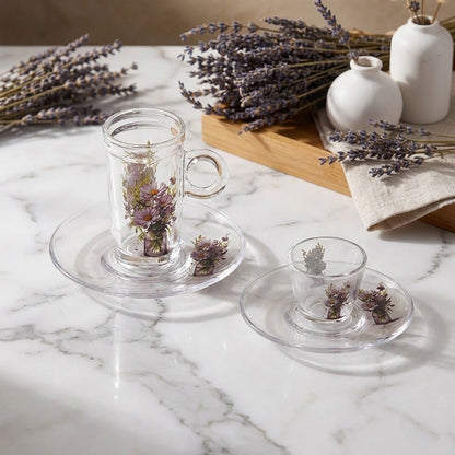 طقم استكانة وفنجان 18 قطعة Alkuwaity Al Awal الكويتي الأول