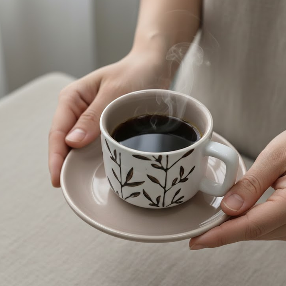 طقم فناجين وصحون قهوة 12 قطعة Diva Lady