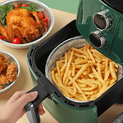 صينية دائرية ألومنيوم مع أغطية