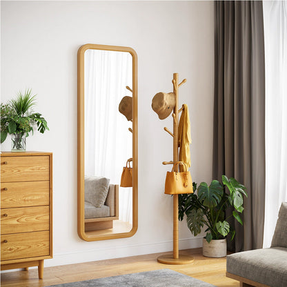 مرآة سحرية للمنزل مصنوعة من الخشب