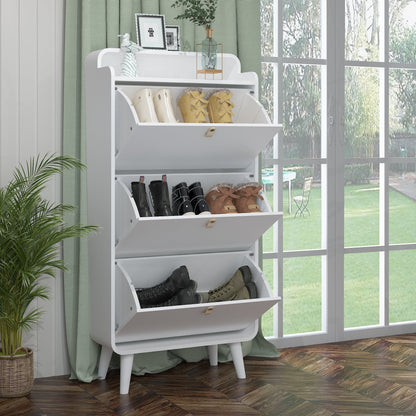 خزانة أحذية كبيرة بثلاثة أدراج