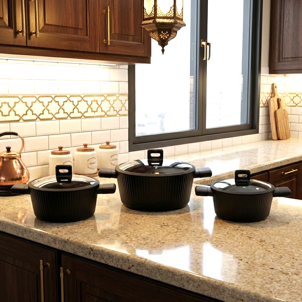 مقلاة طهي بغطاء زجاج Danny Home