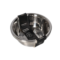 طقم مصفاة وحوض من الفولاذ المقاوم للصدأ (قطعتان)