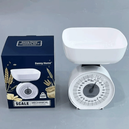 ميزان ميكانيكي مع وعاء