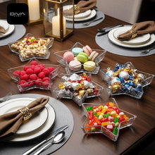 صحن تقديم نجمي زجاجي